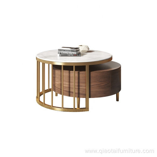 Modern Home Furniture Wooden Round Coffee Table